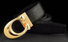 Designer Buckle Full Grain Leather Belt For Men - SunglassesMart