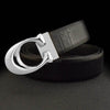 Designer Buckle Full Grain Leather Belt For Men - SunglassesMart