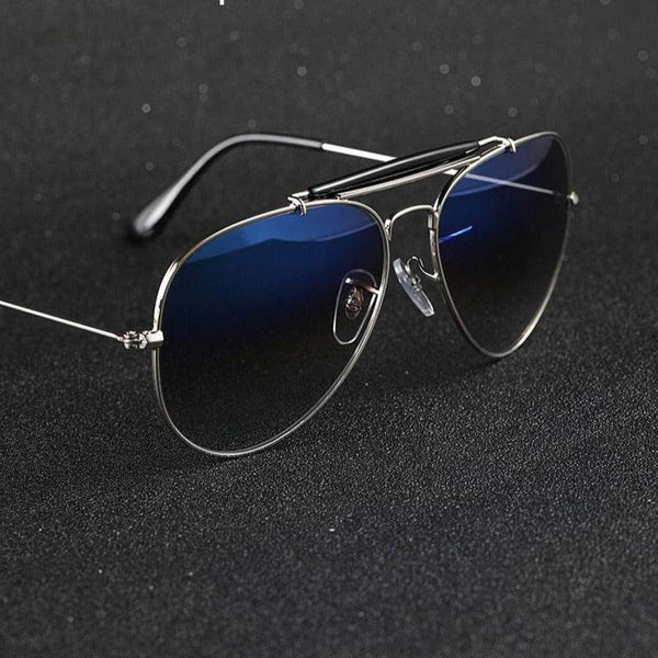 New Vintage Bridge Pilot Sunglasses - SunglassesMart
