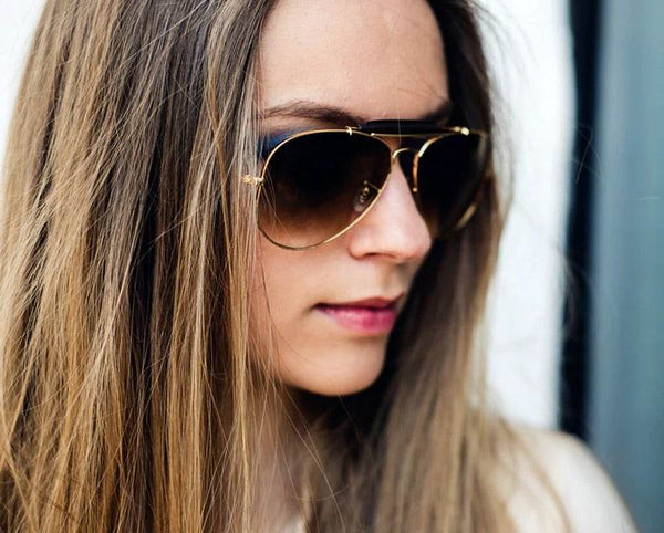 New Vintage Bridge Pilot Sunglasses - SunglassesMart
