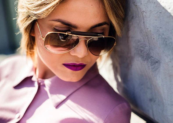 New Vintage Bridge Pilot Sunglasses - SunglassesMart