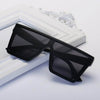 Vintage Black Square Oversized Sunglasses - SunglassesMart