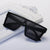 Vintage Black Square Oversized Sunglasses - SunglassesMart