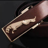Fashion Jaguar Leather Belt - SunglassesMart