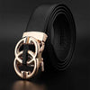 Alloy Buckle Leather Belt For Men - SunglassesMart