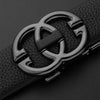 Alloy Buckle Leather Belt For Men - SunglassesMart