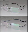 Titanium Unisex Rimless Optical Frame - SunglassesMart