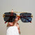 Double Bridge Rimless Sunglasses - SunglassesMart